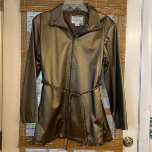Vintage Polyvinyl bronze jacket.